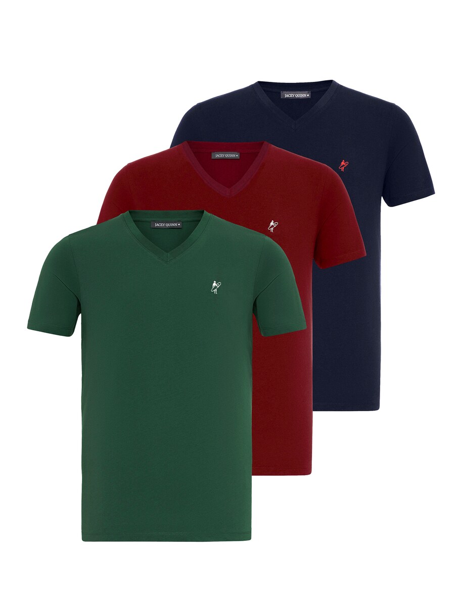 

Рубашка Jacey Quinn, цвет Navy/Dark green/Bordeaux
