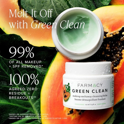 Средство для снятия макияжа Farmacy — Очищающий бальзам Natural Makeup Remover Green Clean Makeup Meltaway — фото 2