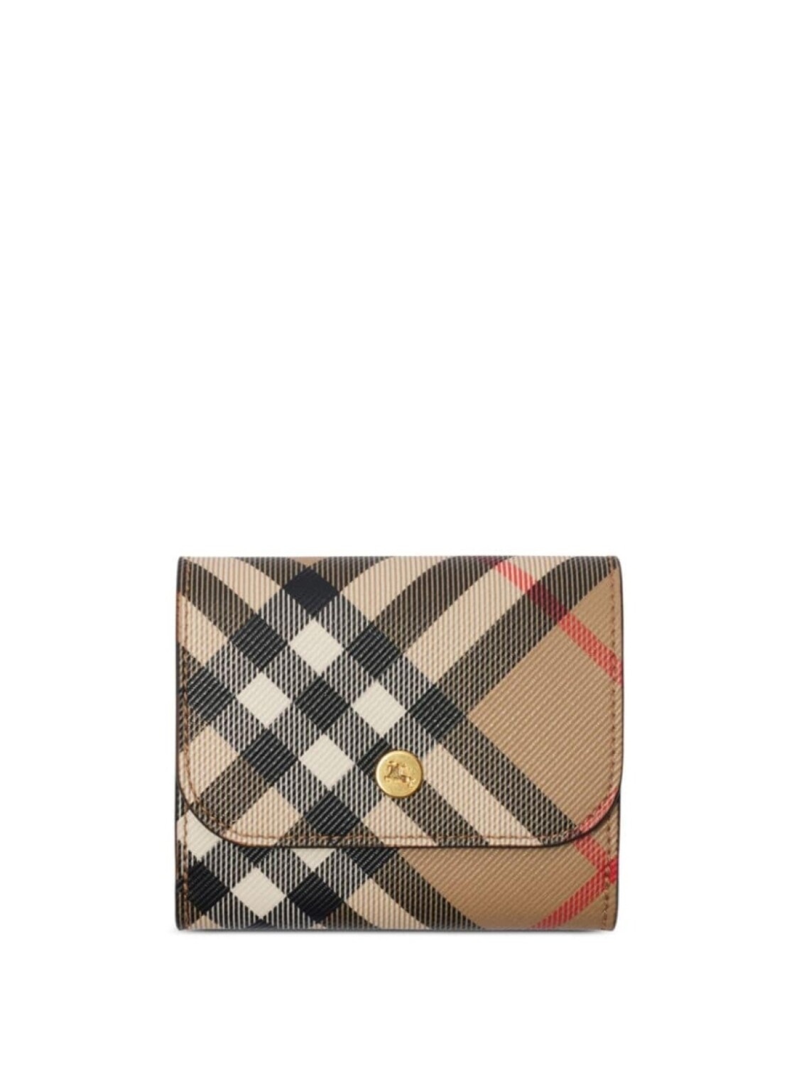 

Burberry кошелек в клетку Vintage Check, нейтральный цвет