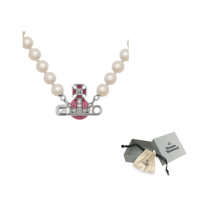

Кулон Kitty Pearl Orb на цепочке Vivienne Westwood, белый