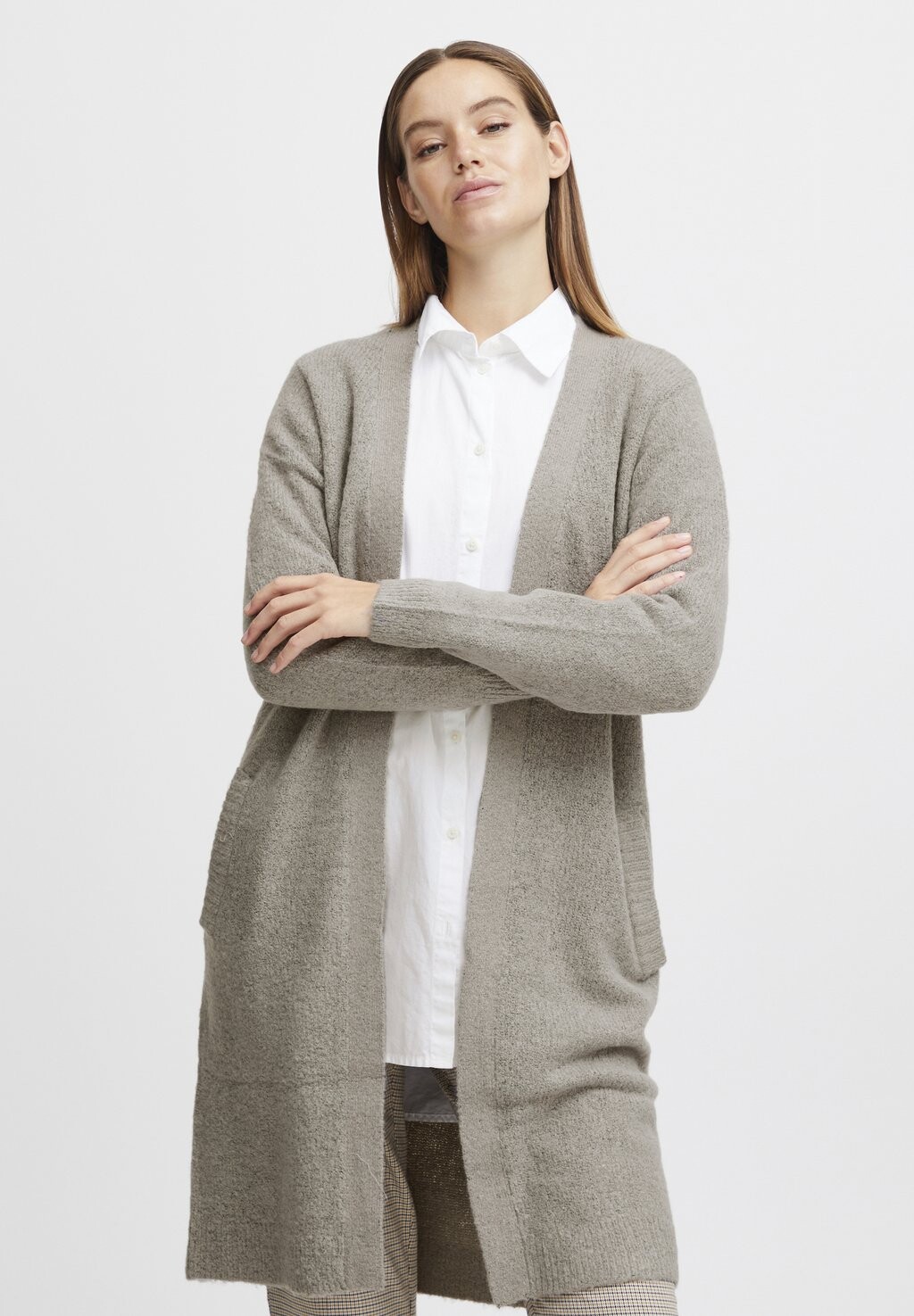 

Кардиган b.young БИМИРЕЛЬ, цвет mid grey melange