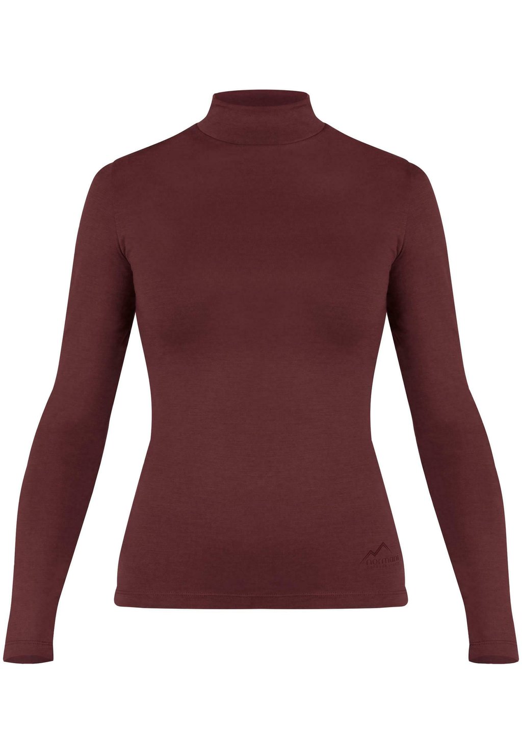 

Топ с длинными рукавами MERINOPULLOVER MIT STEHKRAGEN ROLLKRAGENPULLOVER FEINSTRICK WINTER WOLLPULLOVER normani Outdoor Sports, красный