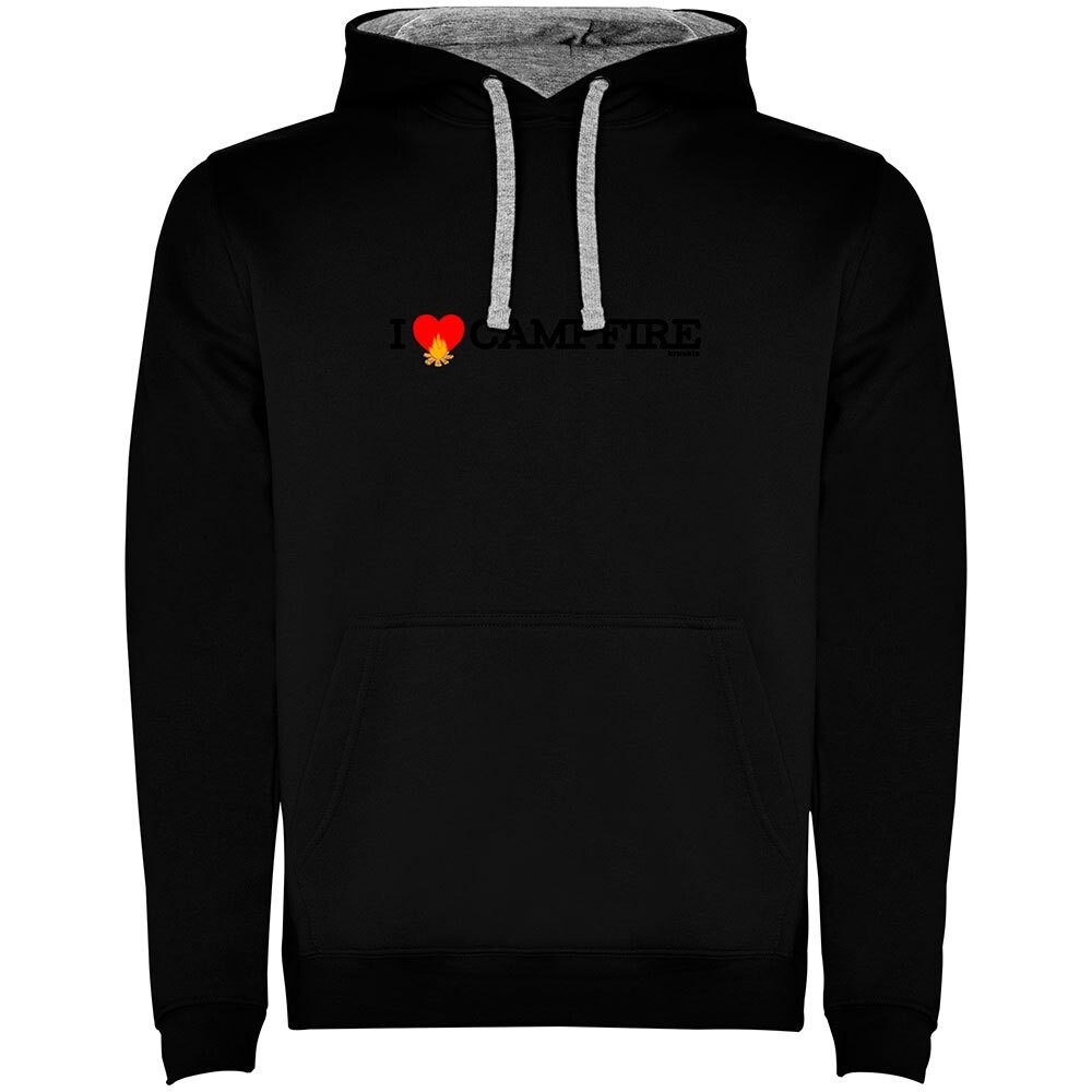 

Худи Kruskis I Love Campfire Bicolor, черный