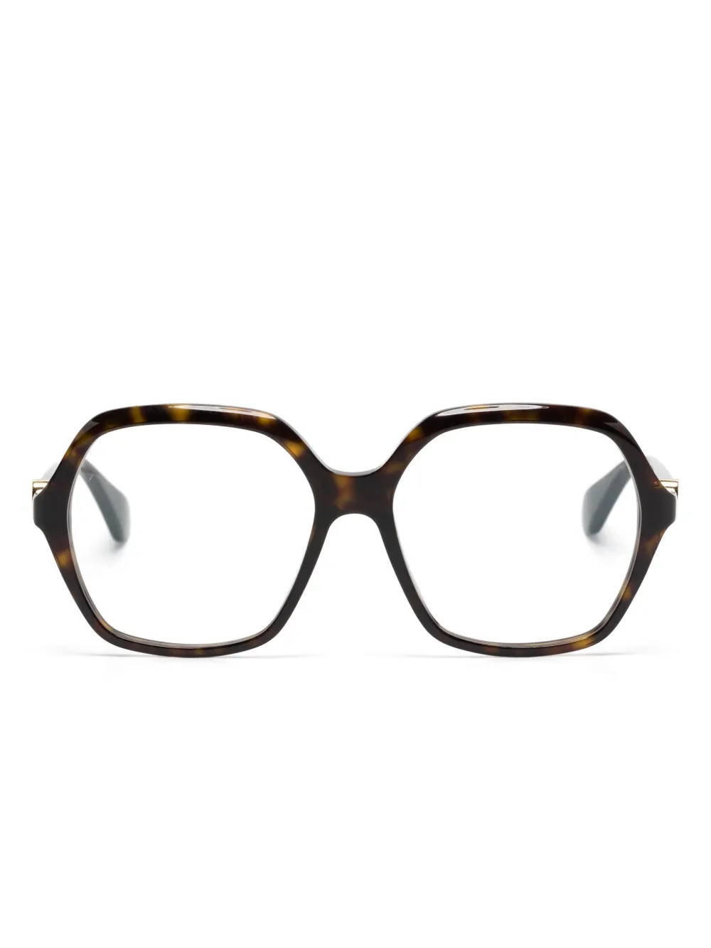 

Очки Double C Décor в квадратной оправе Cartier Eyewear, коричневый