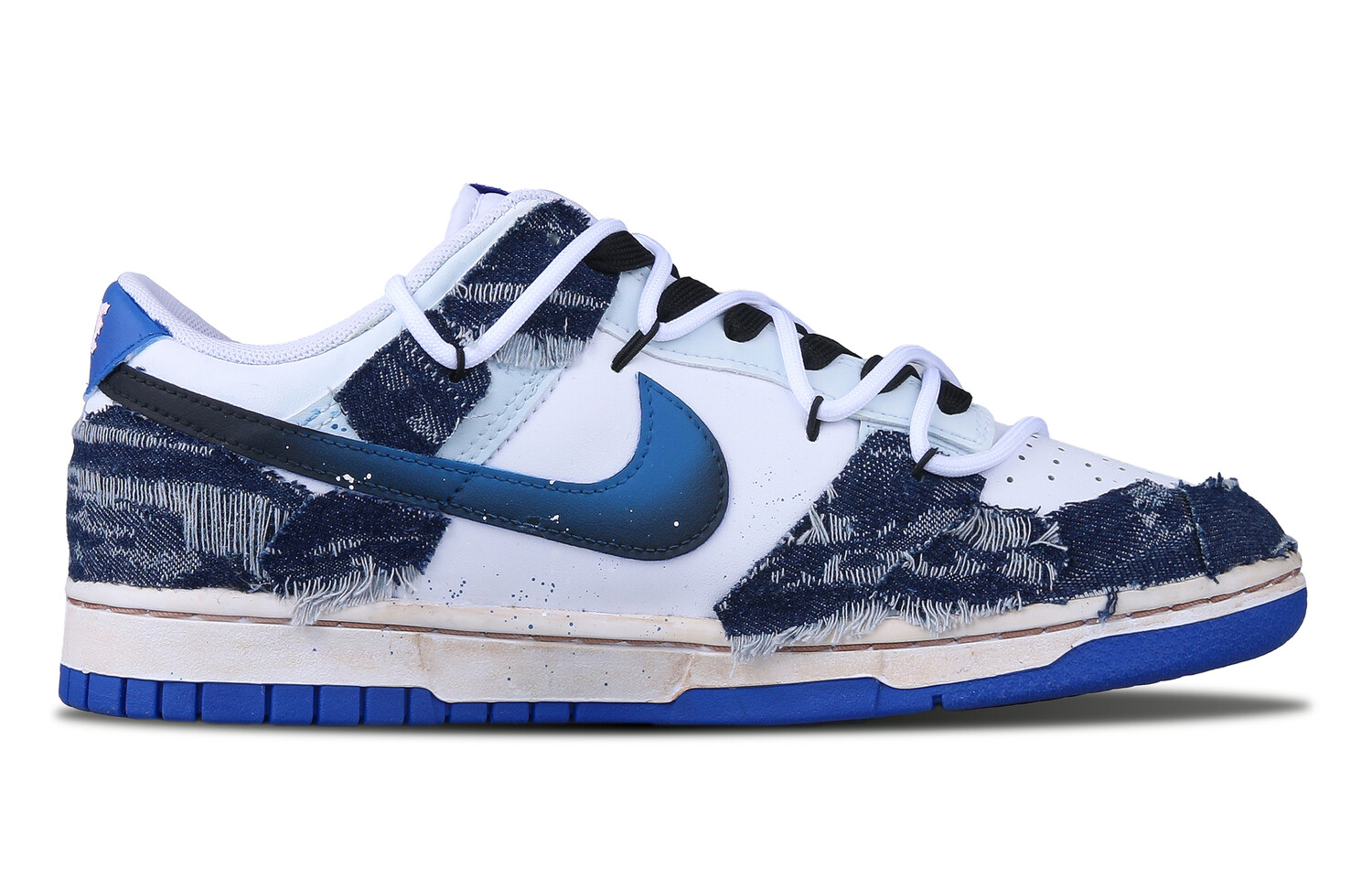 

Кроссовки Nike Dunk Skateboarding Shoes Men Low-top Blue, белый/синий
