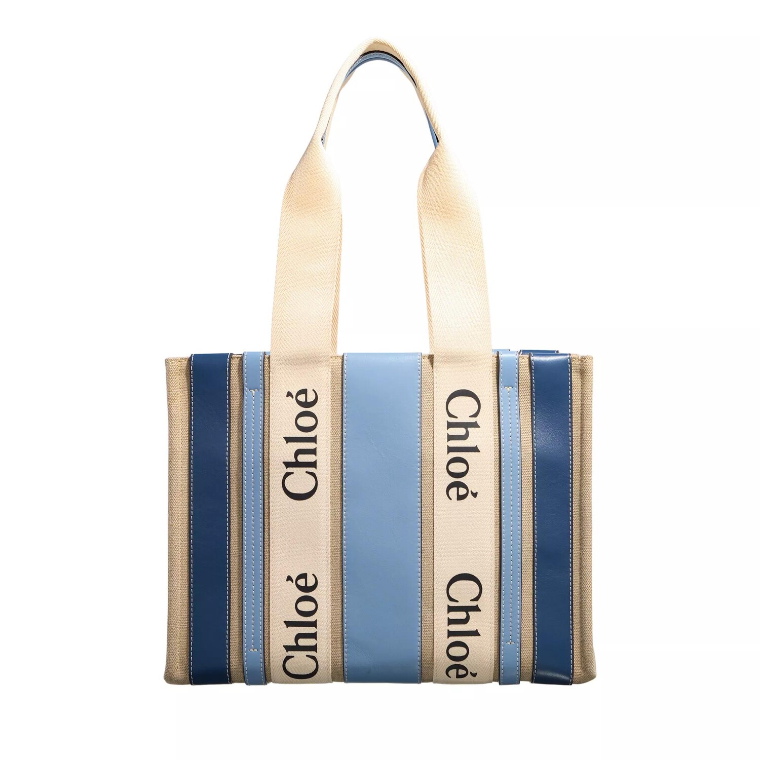 

Сумка тоут woody среднего размера розовый Chloé, коричневый