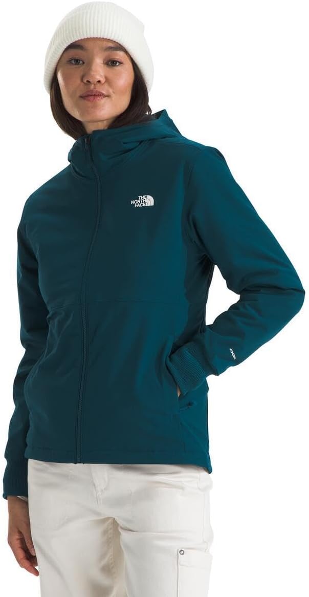 

THE NORTH FACE Женская куртка-толстовка Shelbe из флиса рашель с флисовой подкладкой, ветро- и влагозащитная, Midnight Petrol