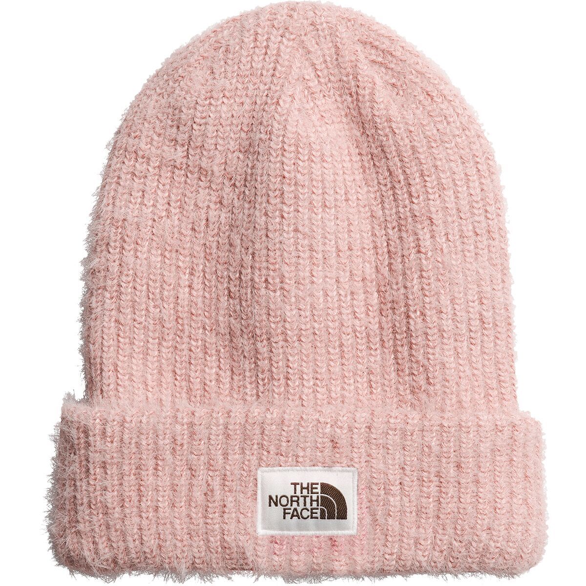

Вязаная шапка Salty bae с подкладкой The North Face, розовый