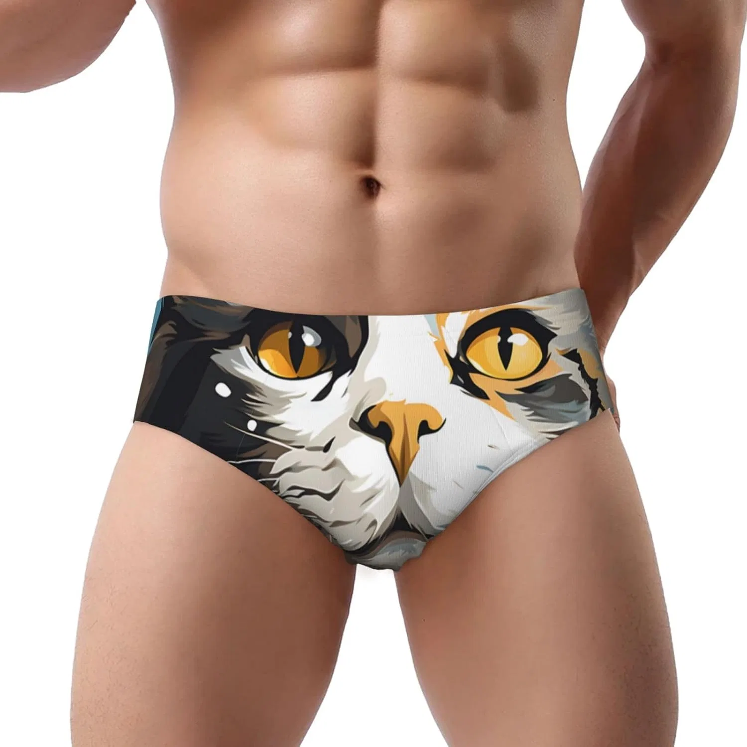 Трусы с принтом Cute Owl, Cute Cat 15