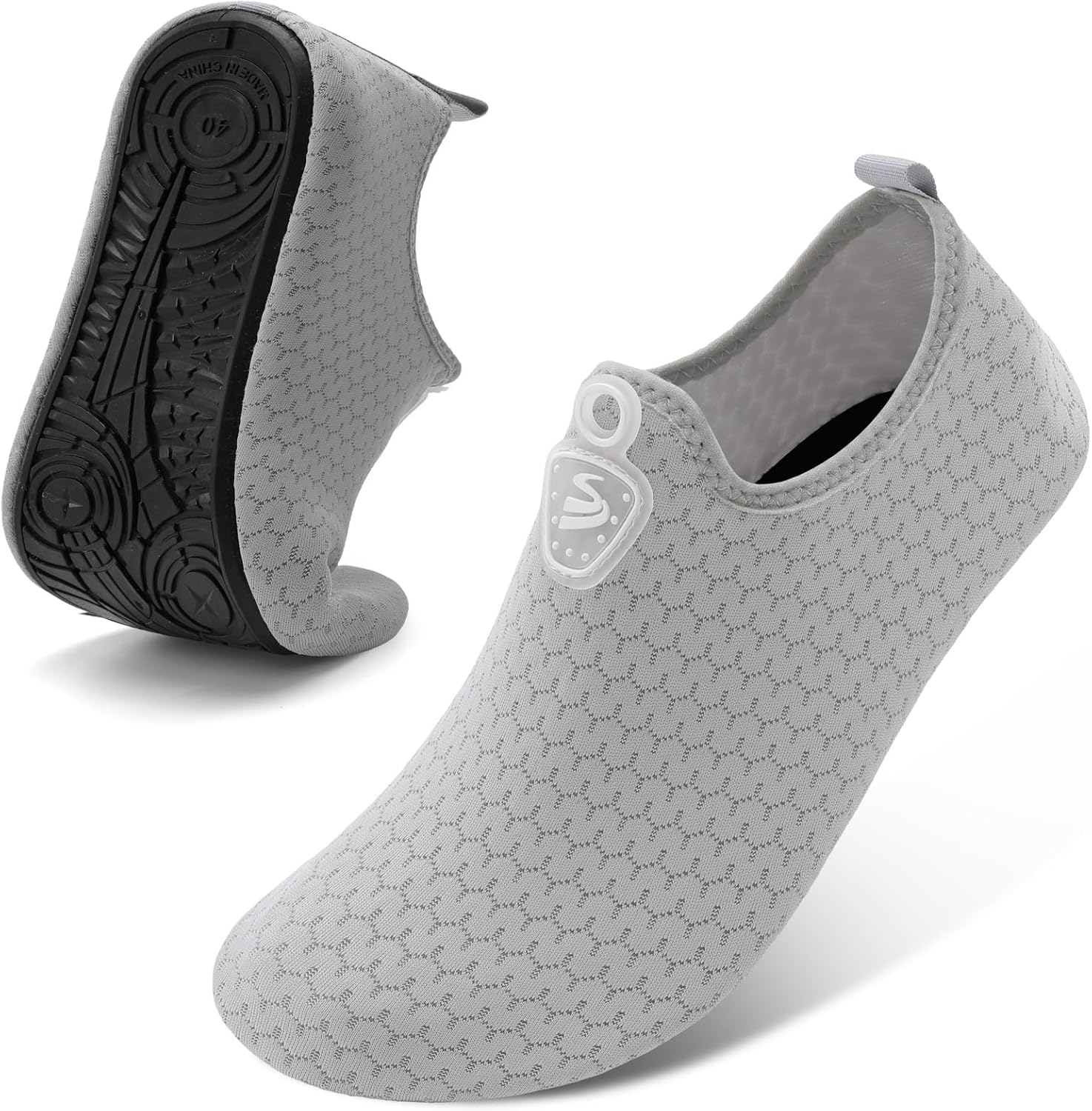 

Женские и мужские водные туфли Spesoul с быстрым высыханием, пляжные и для плавания, обувь-босоножки, акваноски, наружные носки для бассейна, реки и дайвинга, серый