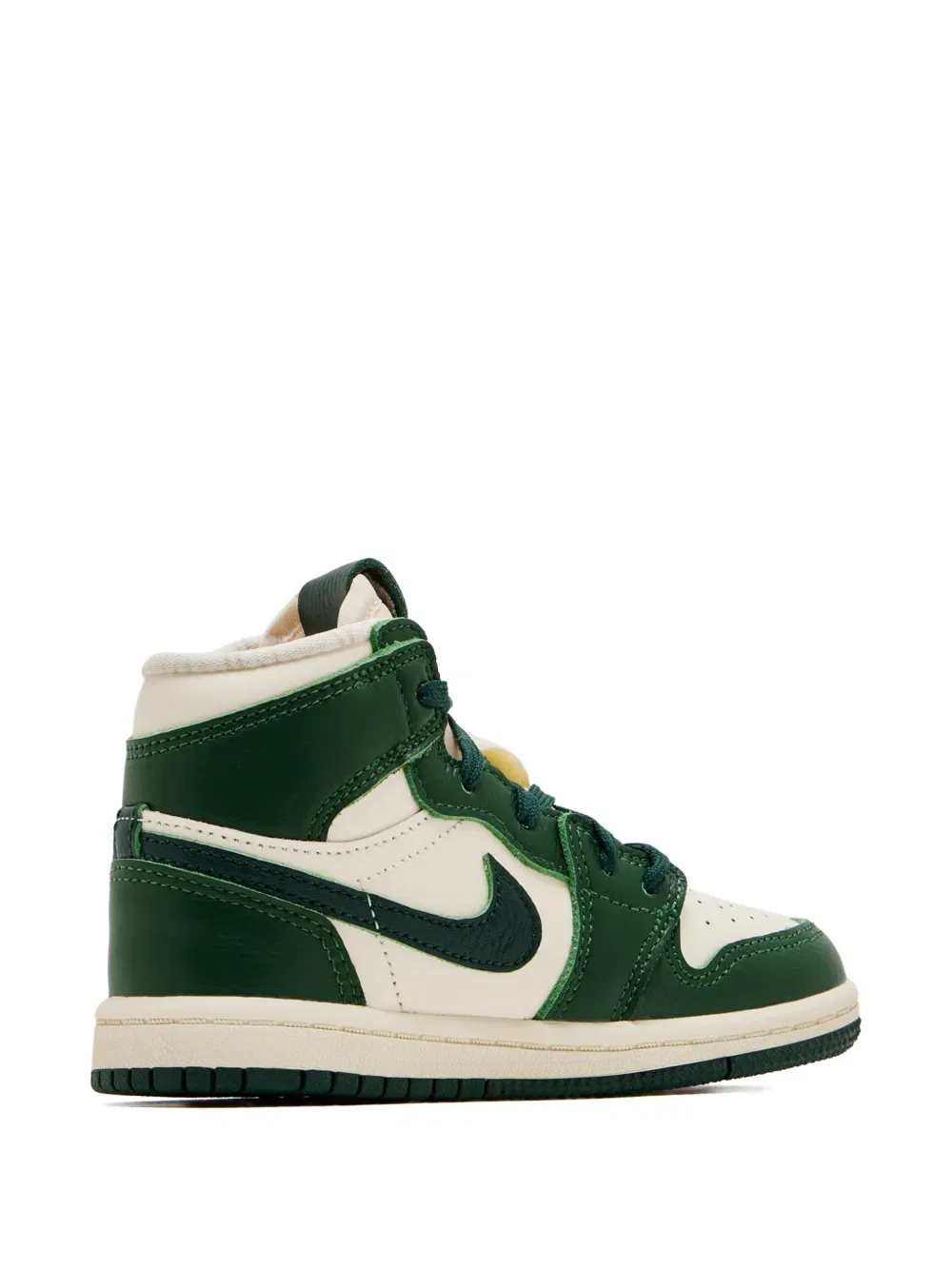 Кроссовки Air Jordan 1 Retro Nike Kids, зеленый — фото 3