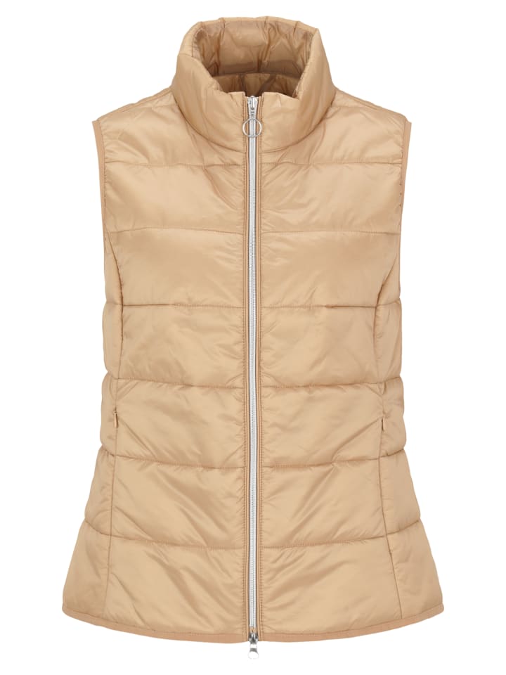 

Betty Barclay Стеганый жилет на молнии бежевого цвета