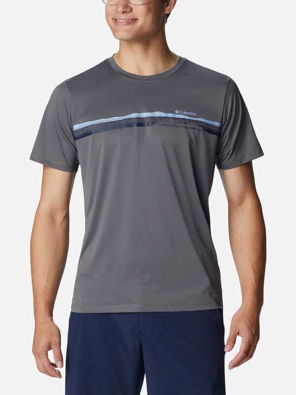 

Футболка Columbia Hike Graphic SS Tee, серый