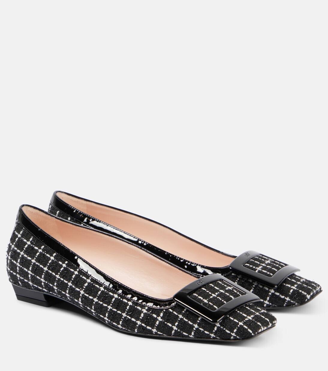 Туфли-лодочки Belle Vivier из букле Roger Vivier, черный
