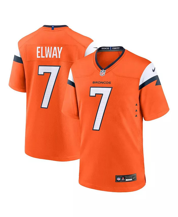 

Мужская игровая футболка John Elway Denver Broncos (игрок на пенсии) Nike, оранжевый