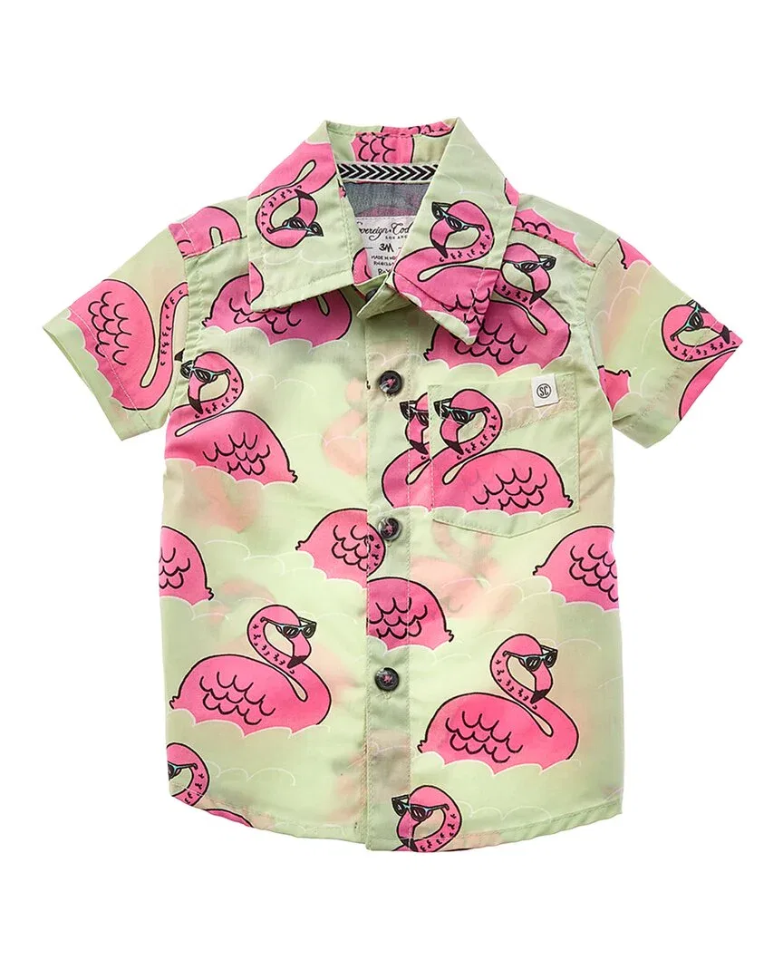 Футболка Sovereign Code Frenzy Flamingo, зеленый