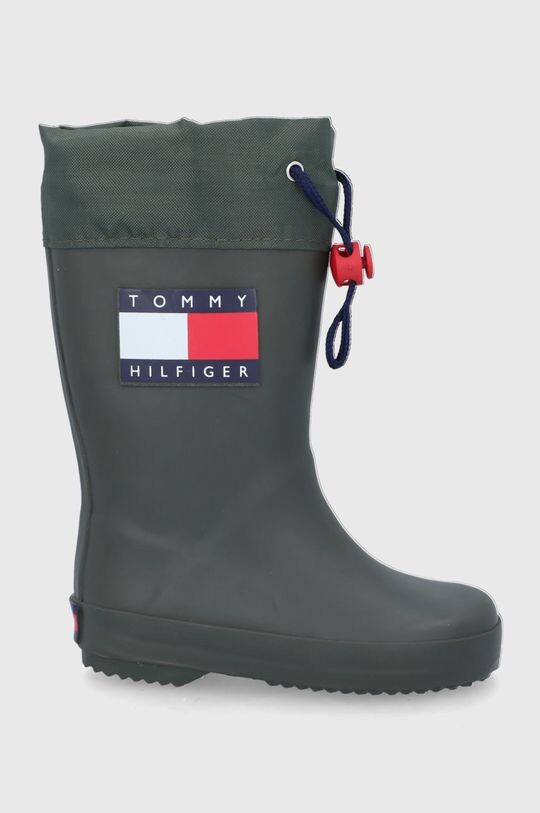 

Детские сапоги Веллингтон Tommy Hilfiger, зеленый