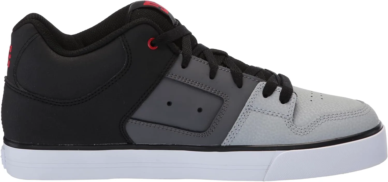 Мужские кроссовки DC Shoes Pure Mid для повседневного ношения и скейтбординга, черный/серый — фото 3