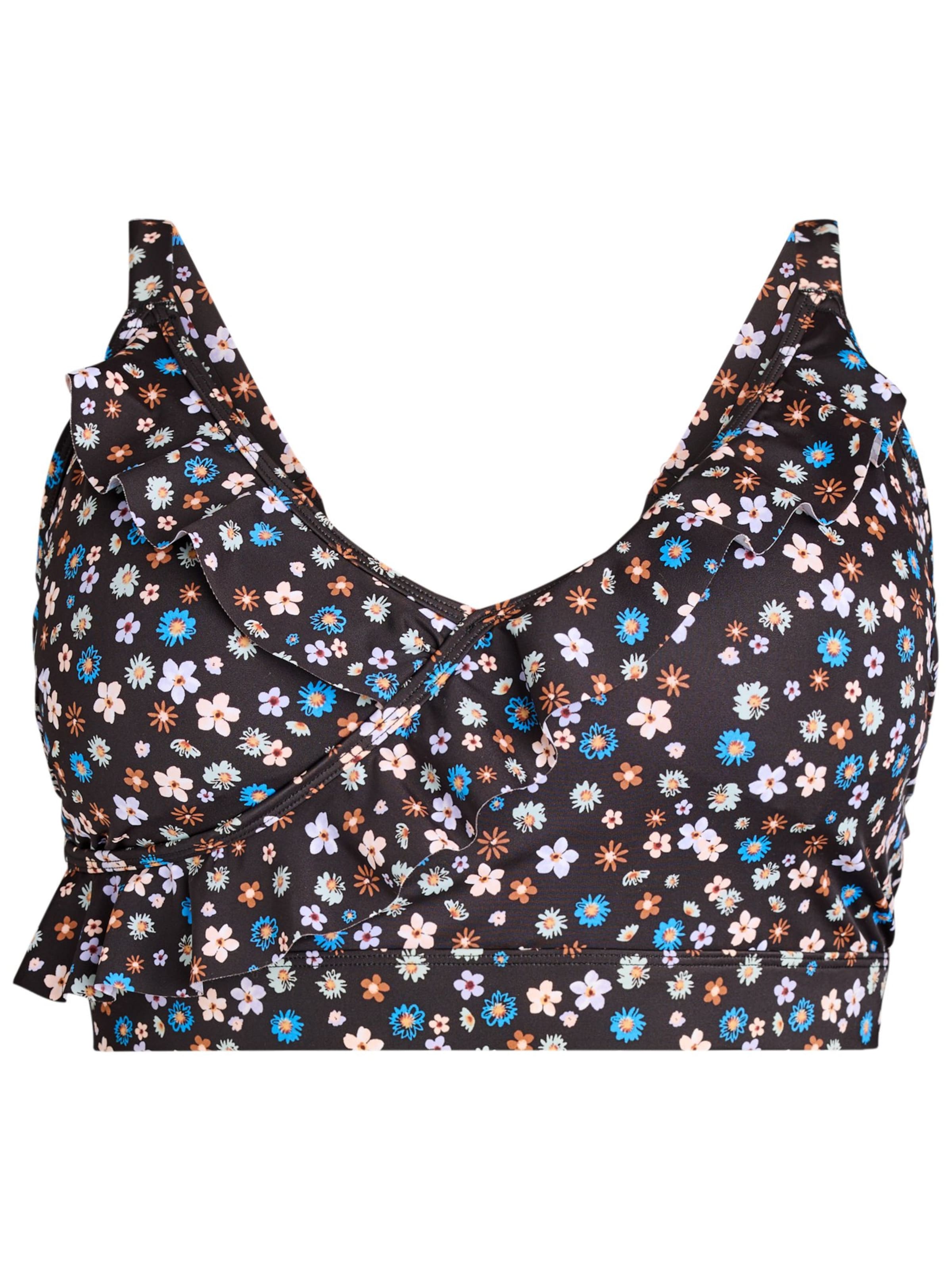 

Swim by Zizzi Топ-бикини Triangle в черном цвете, Черный, Swim by Zizzi Топ-бикини Triangle в черном цвете