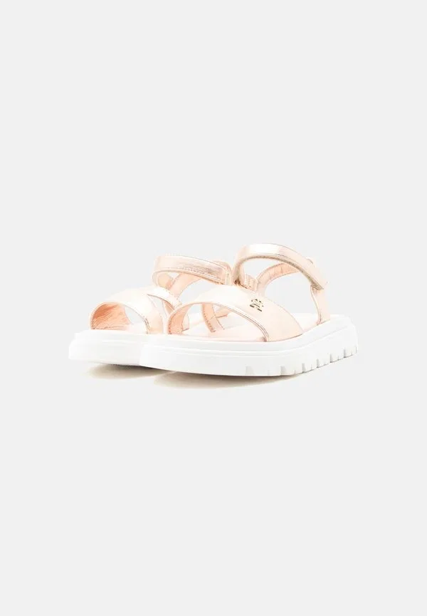 Мальдивские сандалии цвета розового золота Tommy Hilfiger, Rose Gold-Coloured — фото 2