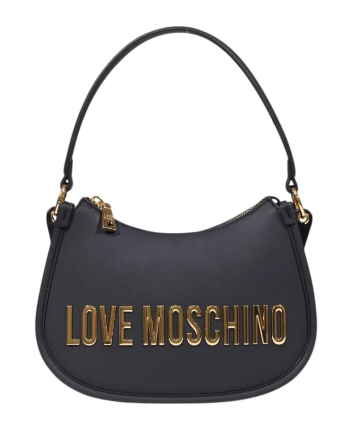 

Современная женская сумка в форме полумесяца Love Moschino, черный
