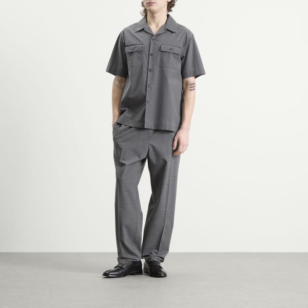Хлопковая рабочая рубашка Mm6 Maison Margiela, Anthracite — фото 4