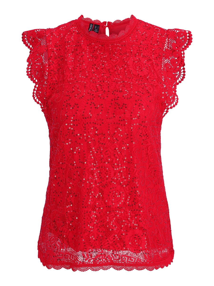 

Блуза PIECES PCOLLINE, цвет bright red
