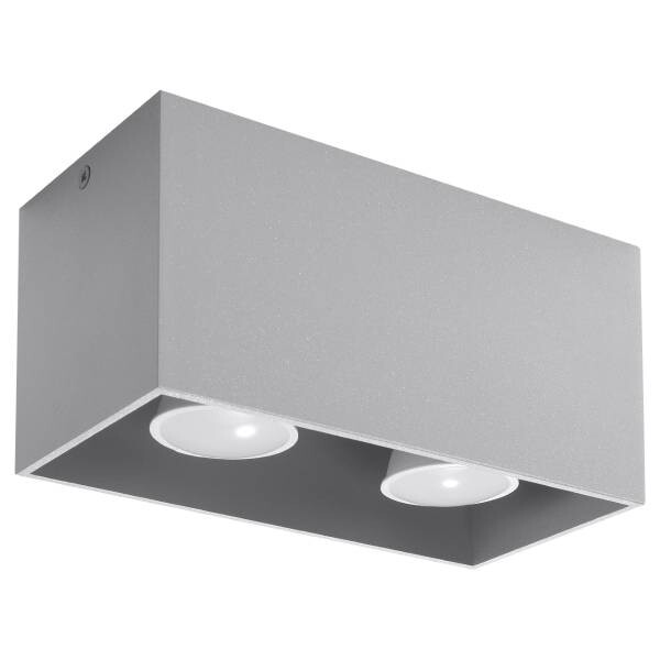 

Потолочный светильник Sollux Lighting Quad, серый