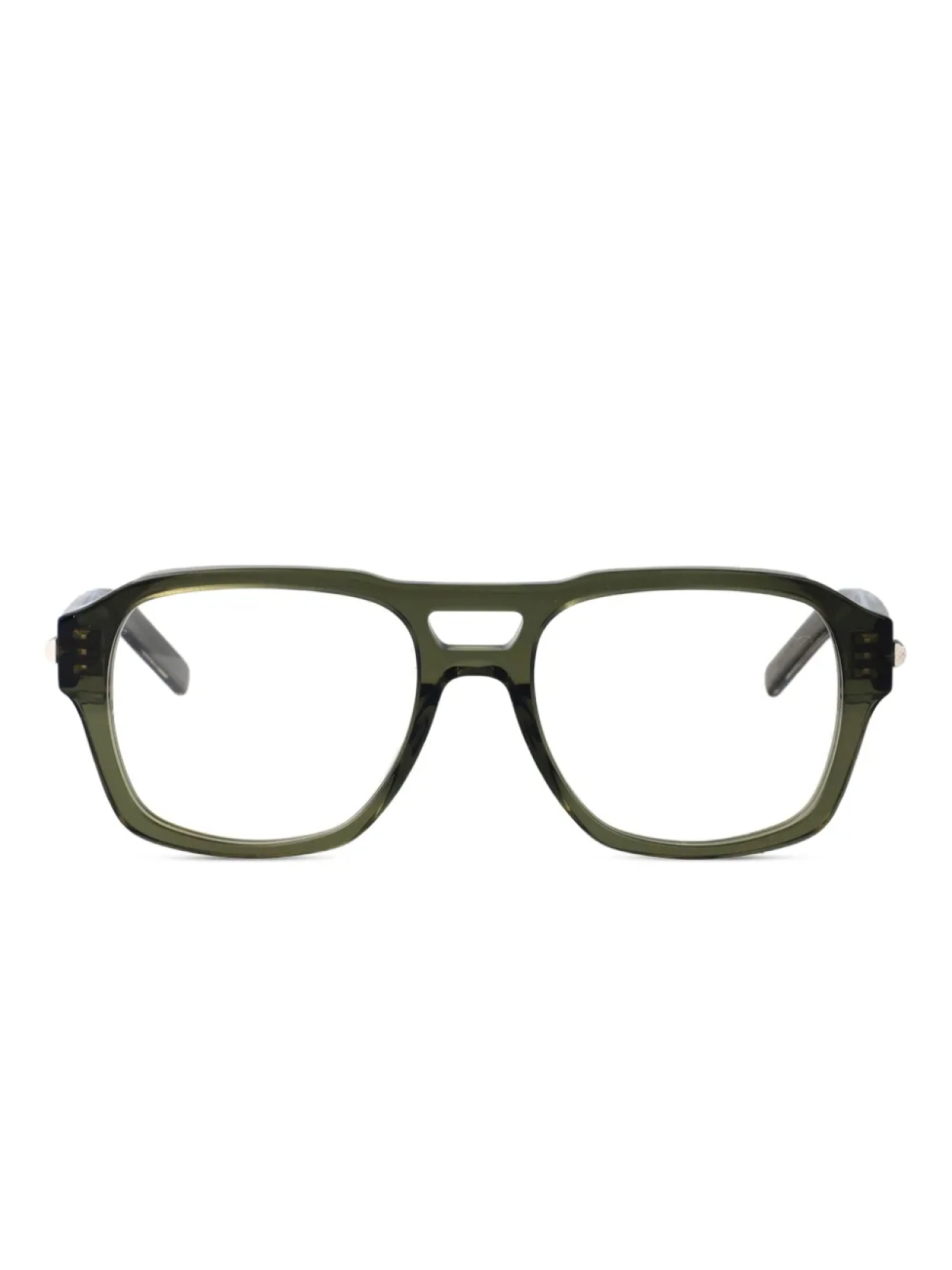 

Givenchy Eyewear square-frame очки, зеленый