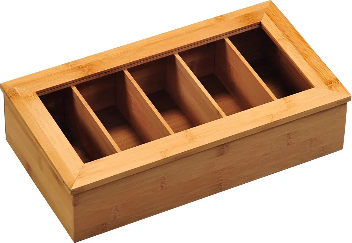 

Чайница KESPER, (1 шт.) 20х9х36 см, цвет natur