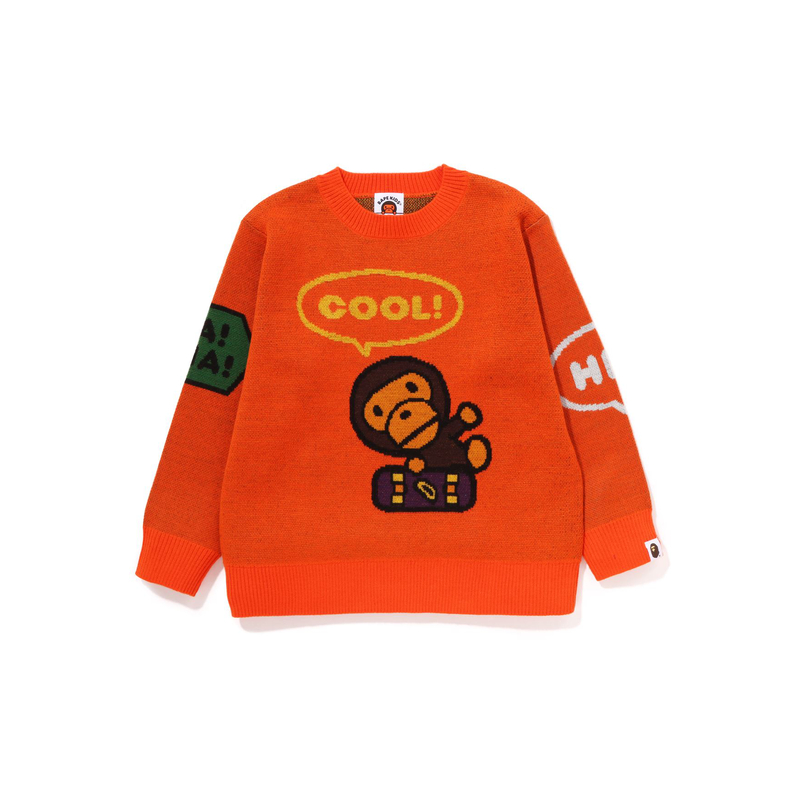

Детский свитер A BATHING APE, Orange ORX