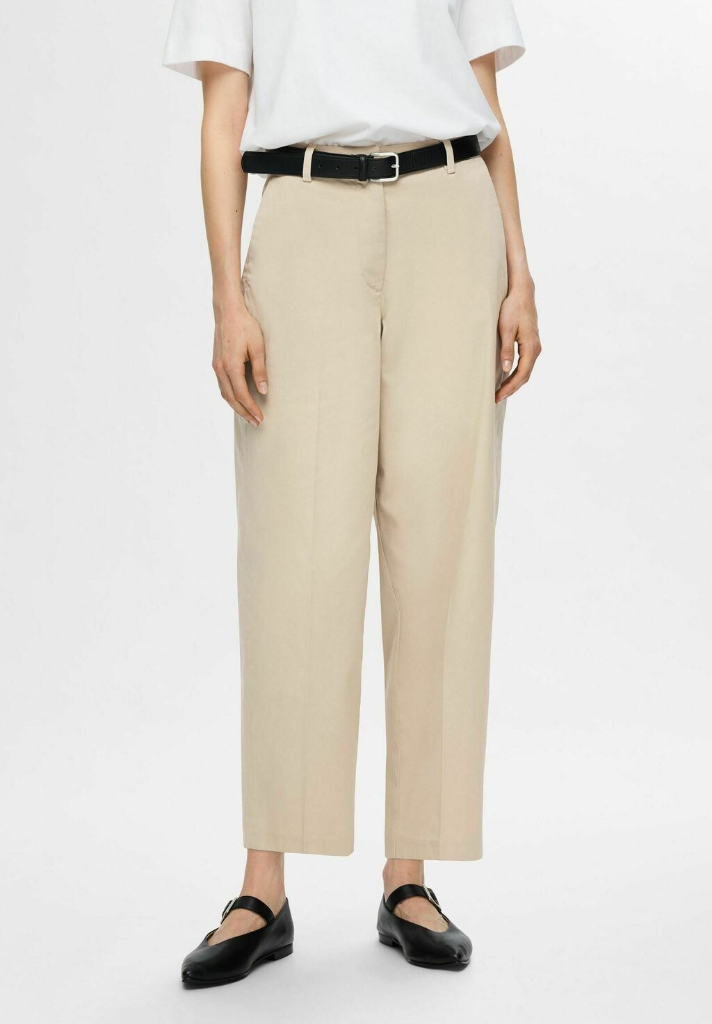 

Брюки WIDE LEG Selected Femme, бежевый