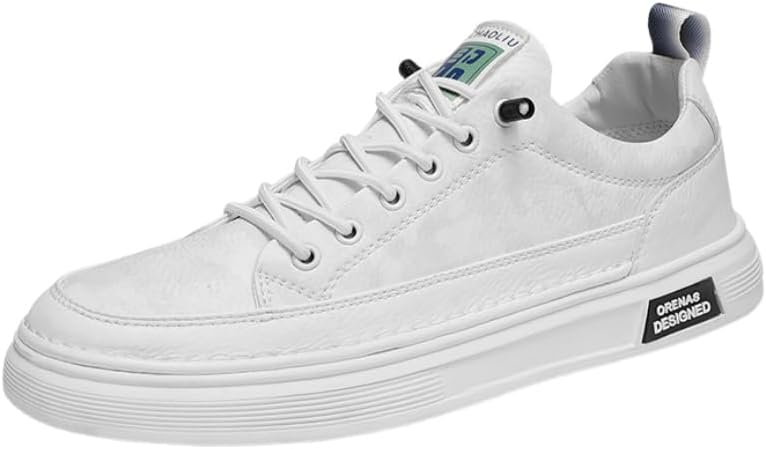 

Модные мужские спортивные кроссовки с верхом из ПУ и резиновой подошвой. Противоскользящие и прочные. Подходят для активного отдыха на улице и повседневного использования Clolinde, белый