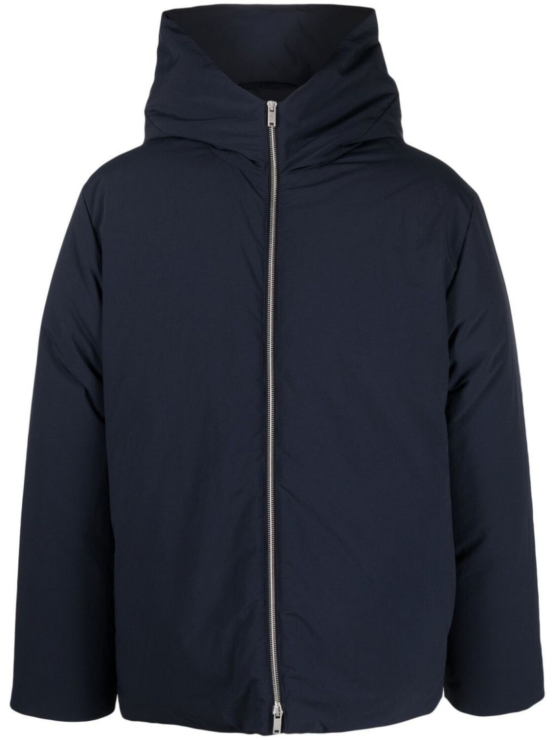 

Jil Sander пуховик с капюшоном, синий
