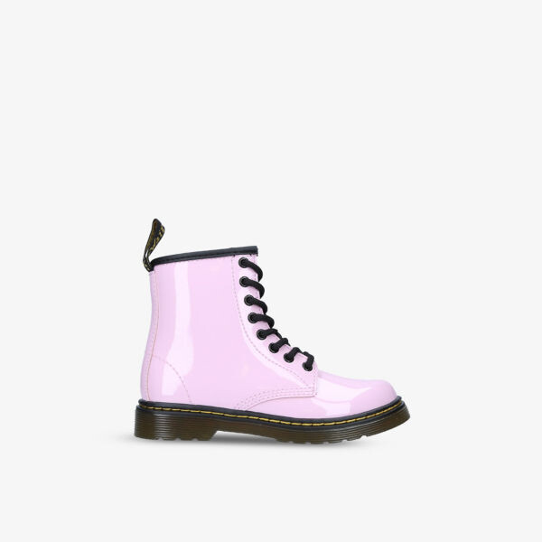 

1460 лакированные сапоги 6-9 лет Dr. Martens, розовый