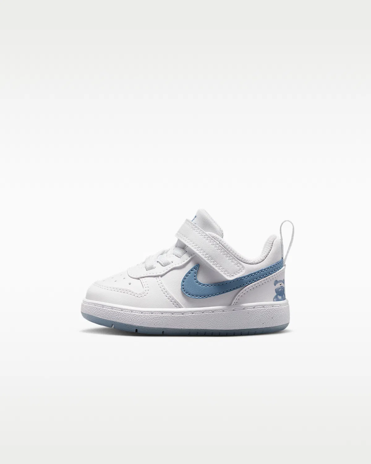 Кроссовки Nike Court Borough Low для малышей, White/Work Blue