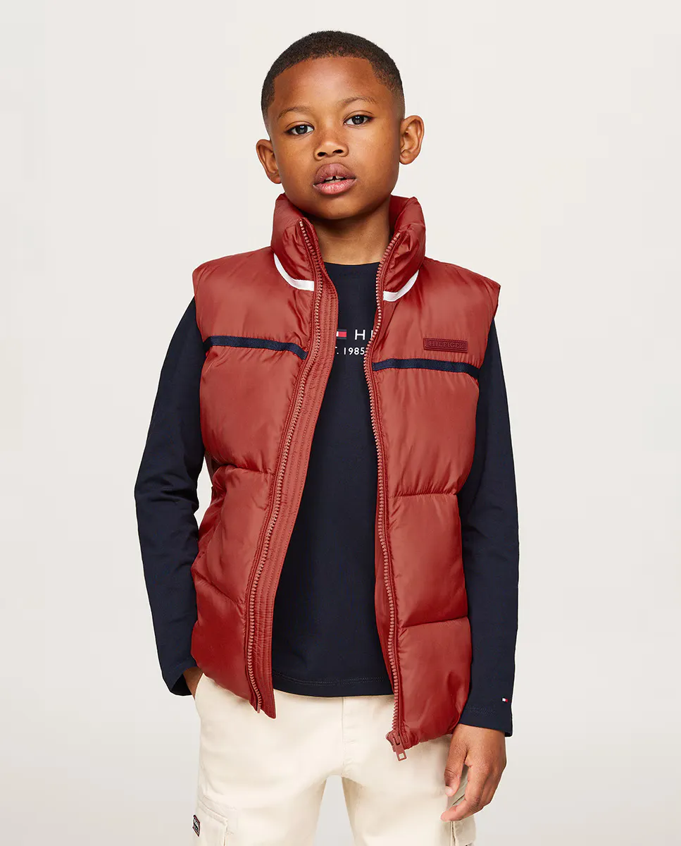 

Теплый жилет для мальчика Tommy Hilfiger, красный