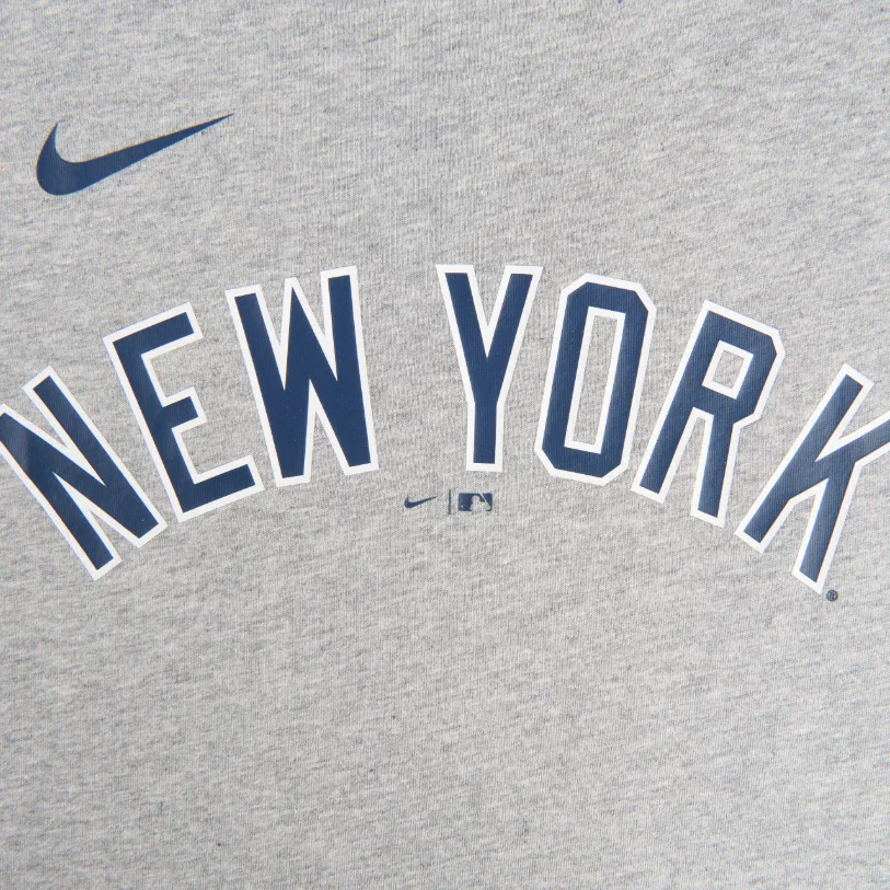 Футболка Nike MLB New York Yankees серая — фото 3