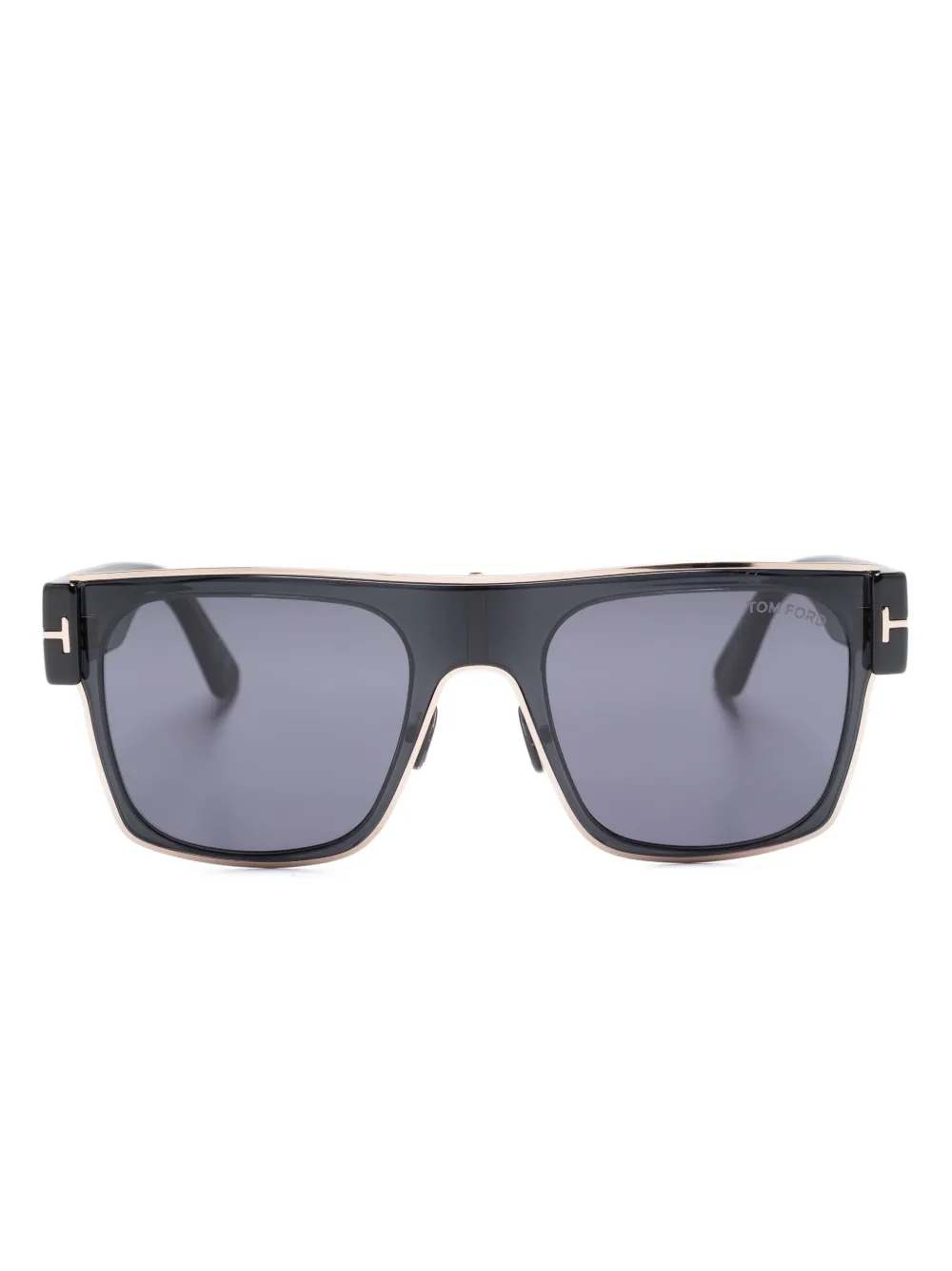 

Солнцезащитные очки Edwin в квадратной оправе TOM FORD Eyewear, черный