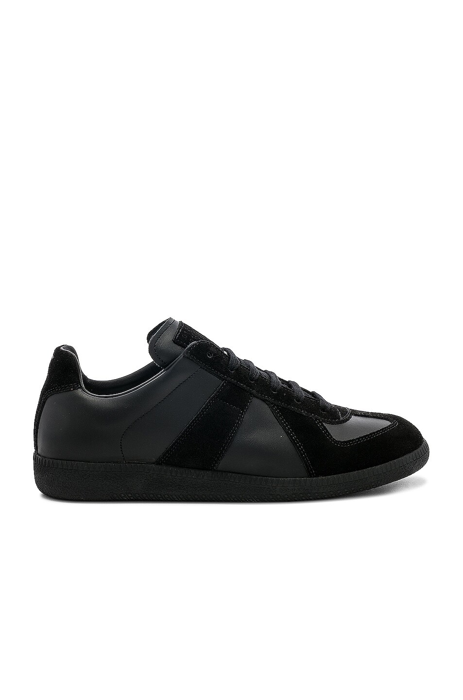 

Кроссовки мужские Soft Leather & Velour Replica Sneakers Maison Margiela, черный