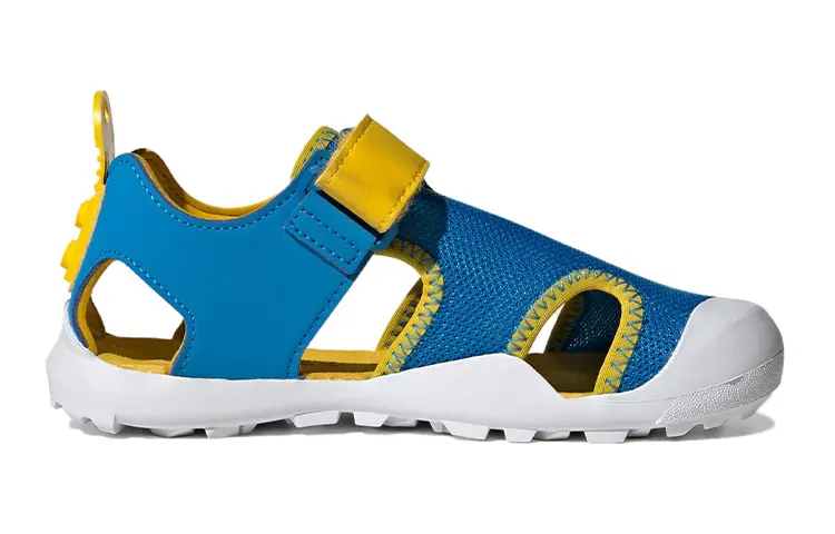 Детские сандалии Captain Toey Kids Синие/желтые Adidas, синий/желтый — фото 2