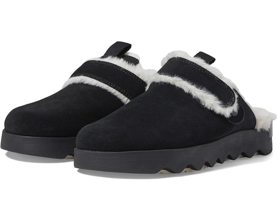 Сабо SOREL Viibe Suede Cozy, цвет Black/Natural