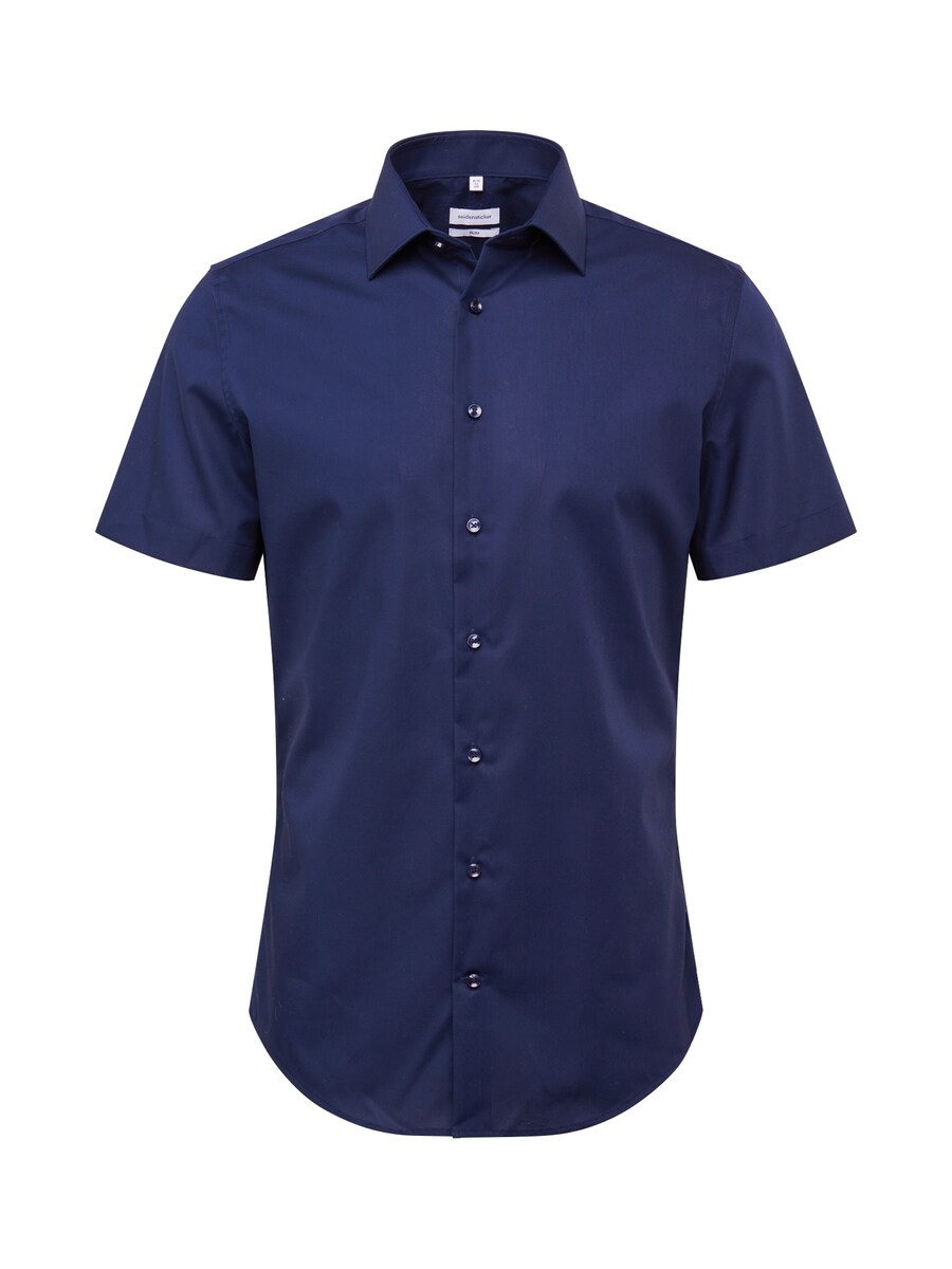 

Рубашка Slim Fit на пуговицах SEIDENSTICKER, темно-синий