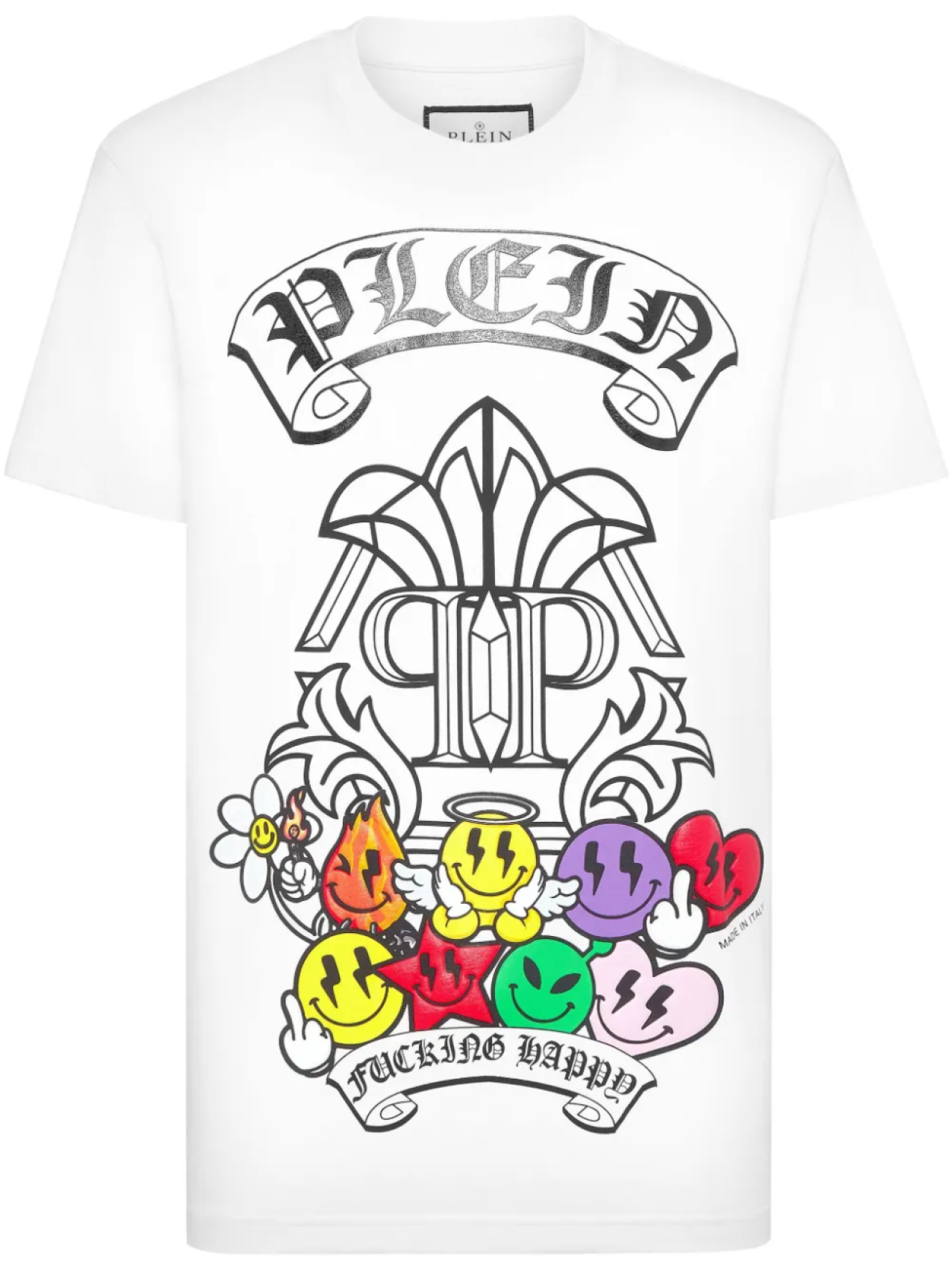 

Футболка Philipp Plein SS Smile, белый