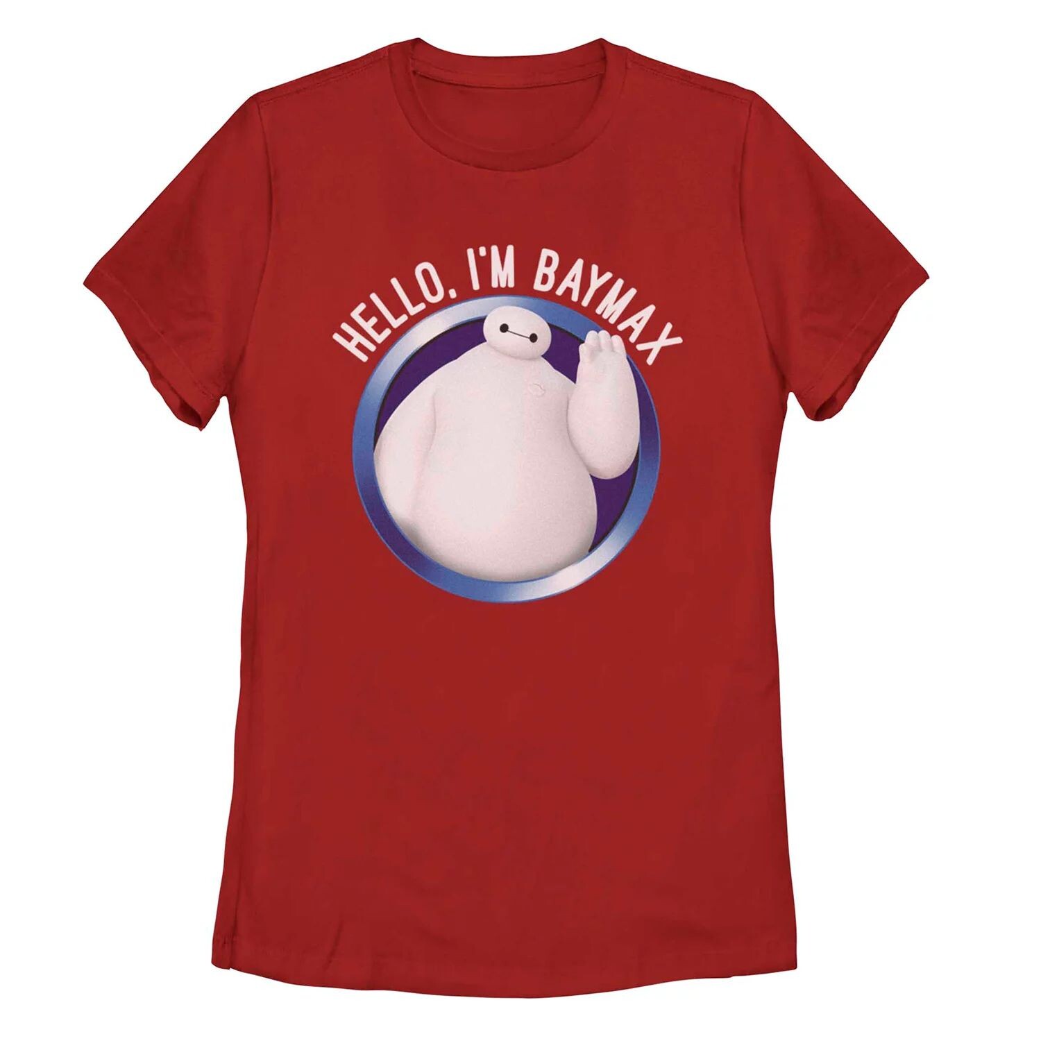 

Футболка Disney Big Hero 6 Baymax Hello для юниоров Licensed Character, Красный, Футболка Disney Big Hero 6 Baymax Hello для юниоров Licensed Character