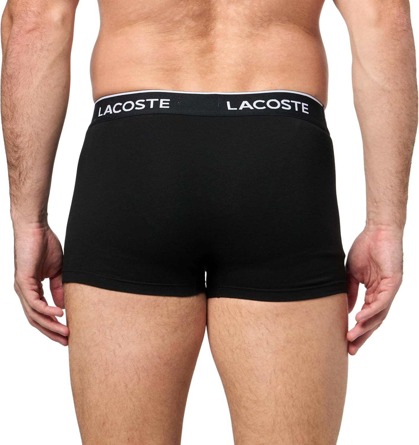 Lacoste мужские хлопковые эластичные трусы Essentials, 5 штук (Amazon Exclusives), Black/Graphite/Green/Kingdom/Navy Blue — фото 3