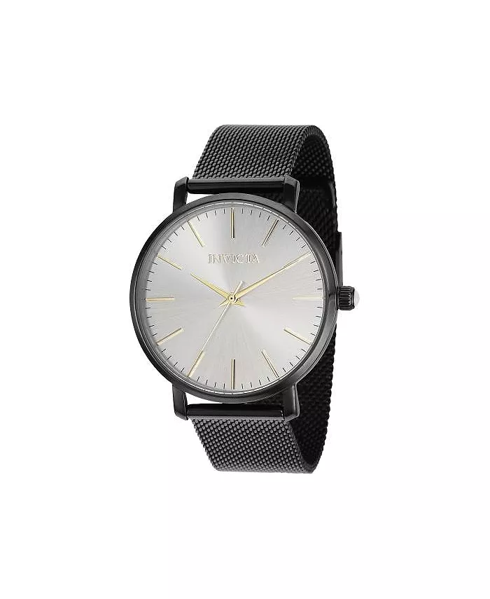 

Женские часы 36911 Angel Quartz с серебристым циферблатом и тремя стрелками Invicta