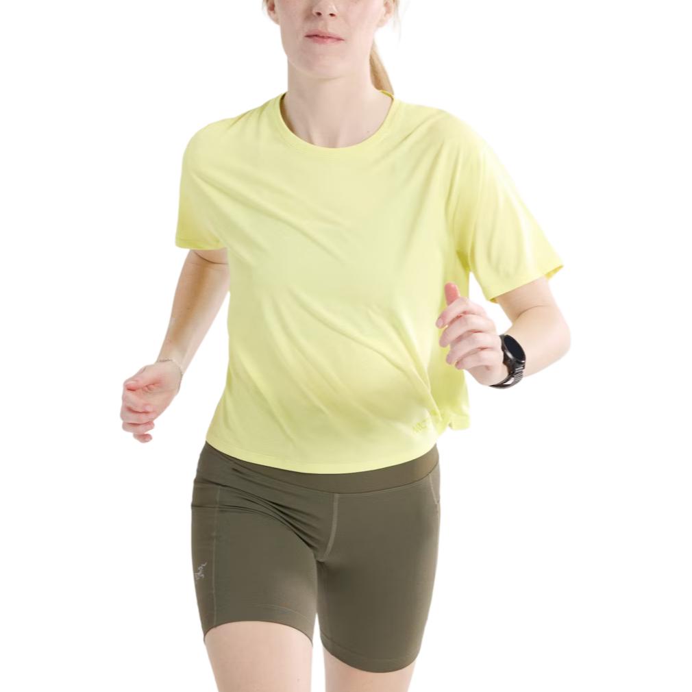 

Футболка Taema Series для женщин Arcteryx, happy зеленый/ray heather/euphoria