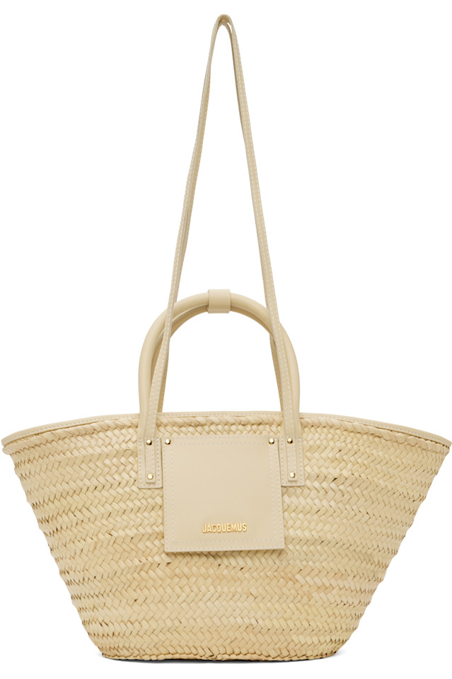 

Сумка-корзина Soli Jacquemus, цвет ivory