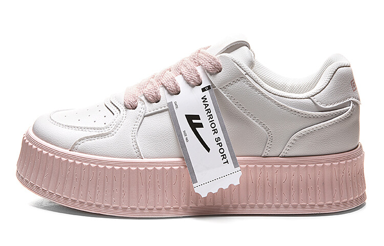 

Кроссовки WARRIOR Skateboarding Shoes Women's Low-top White/Pink, розовый